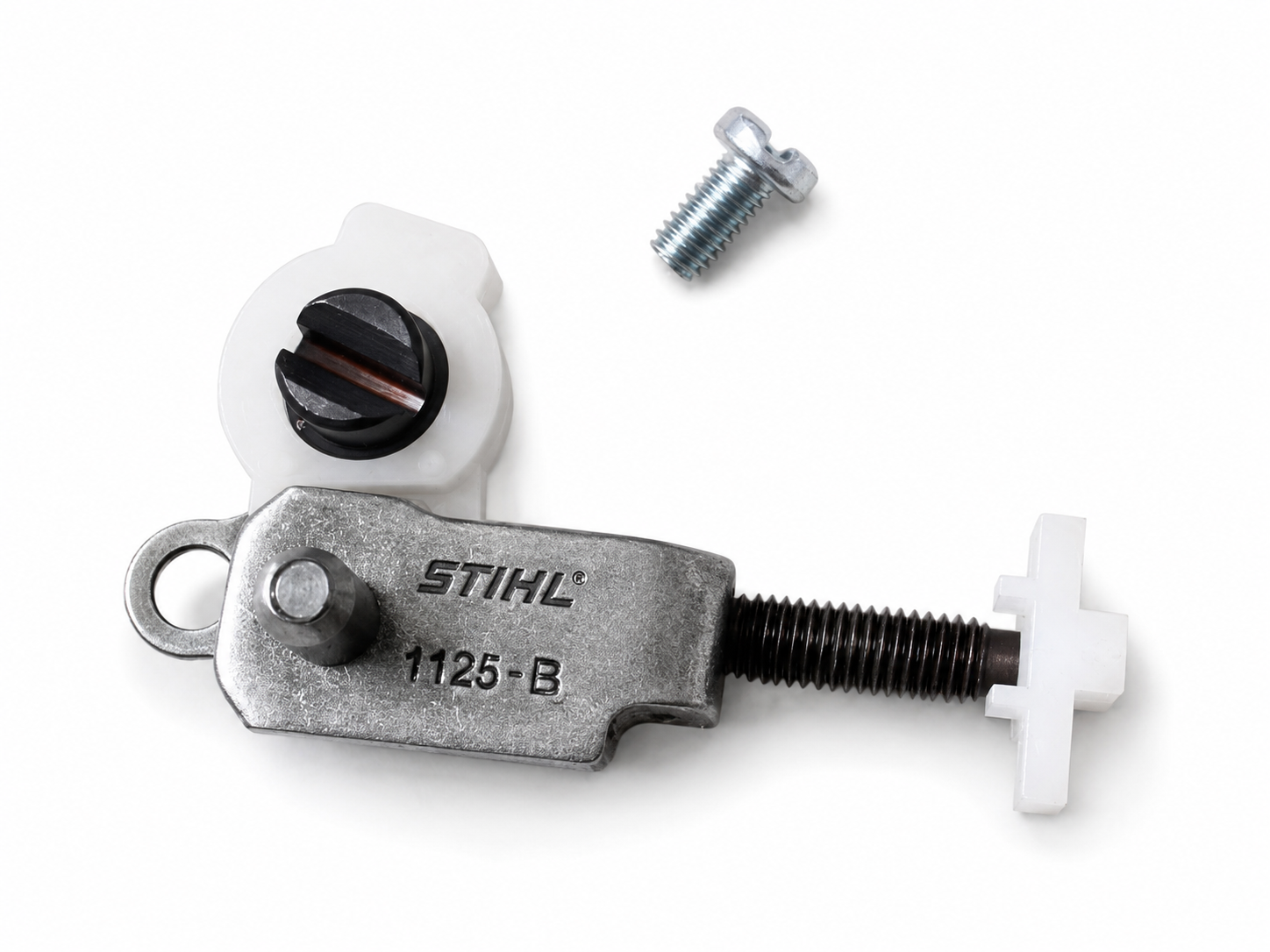 Genuine STIHL OEM chain tensioner assembly for compatible STIHL chainsaws