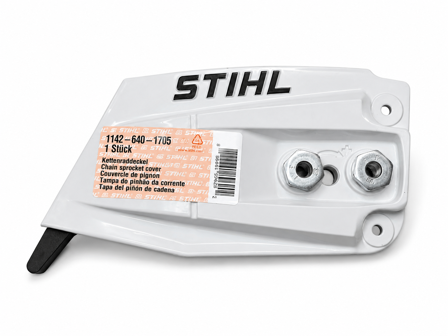 Genuine STIHL OEM clutch cover 1142 640 1705 for MS 462 and MS 500i chainsaws