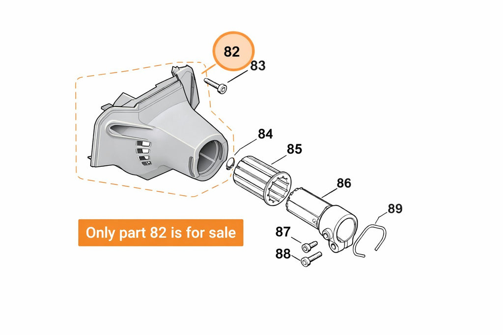STIHL OEM Fan Housing 41490801801 for FS94 KM94 HL91 HL92 HL94 SP92