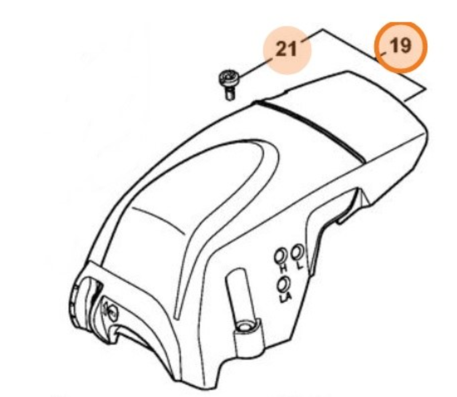 STIHL OEM Cylinder Cover 11410801601 for MS271 MS291