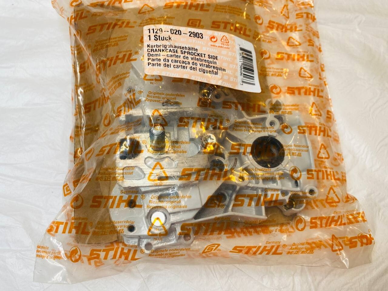 STIHL OEM Crankcase Sprocket Side 11290202903 for MS200 MS200T